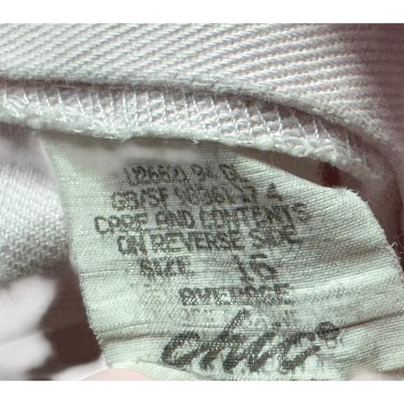 VTG Chic Womens 16 Average Pink Denim Jean Shorts Mom Fit Flat Front Summer - Picture 7 of 9